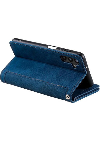 Samsung Galaxy A13 Için Flip Case 4g/5g Kickstand Kordon Cüzdan 9 Kart Pu (Yurt Dışından)