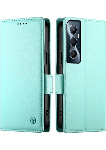 Realme C65 Flip Cüzdan Günlük Kullanım Kart Yuvaları Iş Için Flip Case (Yurt Dışından) modelleri