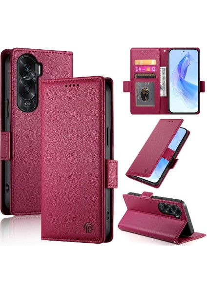Onur X50I Günlük Kullanım Için Flip Case Cüzdan Kartvizit Yuvaları (Yurt Dışından)