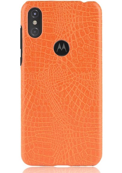 Şık Klasik Kılıf Formotorola One /P30 Klasik Timsah Moda Oyna (Yurt Dışından)