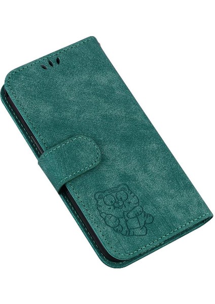 Realme Gt 6t Için Kılıf Cüzdan Kılıf Tutucu Kapak Flip Folio Kabartmalı Sevimli (Yurt Dışından)