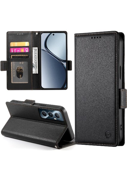 Realme C65 Flip Cüzdan Günlük Kullanım Kart Yuvaları Iş Için Flip Case (Yurt Dışından)