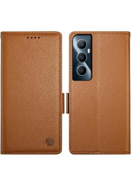 Realme C65 Flip Cüzdan Günlük Kullanım Kart Yuvaları Iş Için Flip Case (Yurt Dışından) modelleri