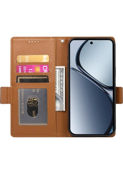Realme C65 Flip Cüzdan Günlük Kullanım Kart Yuvaları Iş Için Flip Case (Yurt Dışından) fırsatları