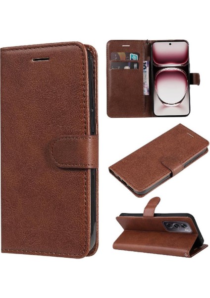 Oppo Oppo 12 Pro 5g Için Flip Case Kart Yuvası ile Yüksek Kaliteli Deri Kılıf (Yurt Dışından)