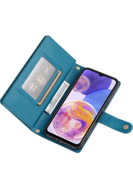 Samsung Galaxy M23 5g Kickstand Cüzdan Bölmesi Bilek Için Flip Case (Yurt Dışından) indirimleri