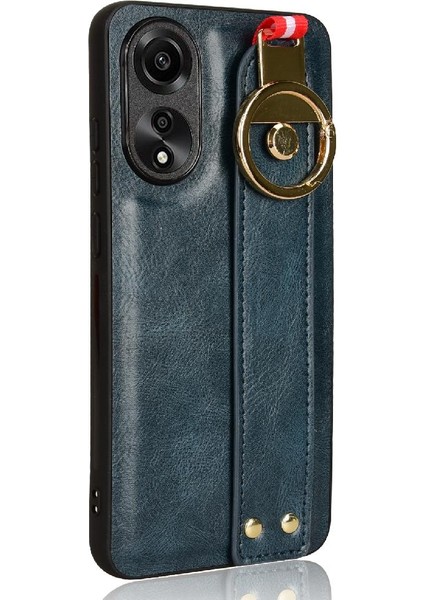 Oppo A78 4g Kolaylık Bilek Kayışı Premium Pu Deri Için Flip Case (Yurt Dışından) fırsatları