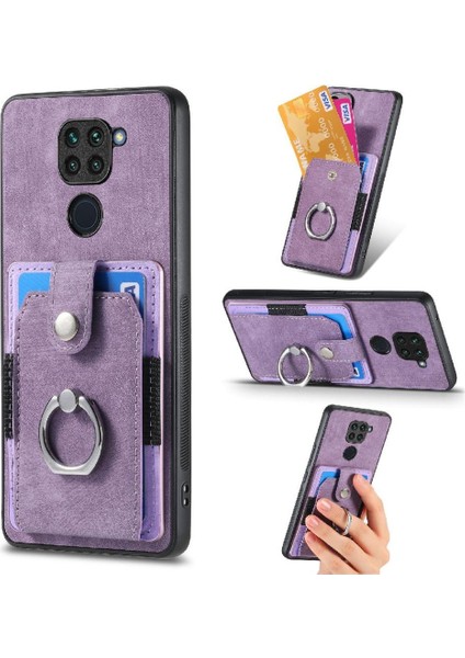 Xiaomi Redmi Not 9 4g Için Kılıf Standı Manyetik Araç Montaj Yüzük Tutucu Crad (Yurt Dışından)