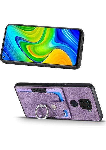 Xiaomi Redmi Not 9 4g Için Kılıf Standı Manyetik Araç Montaj Yüzük Tutucu Crad (Yurt Dışından) fiyatları