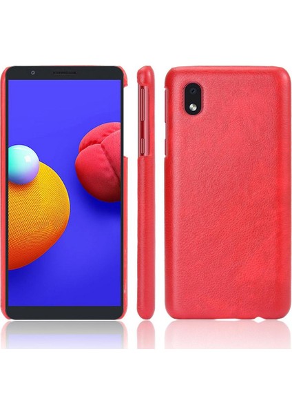 Samsung Galaxy A01 Çekirdek Için Retro DURUMDA/M01 Çekirdek Uyumluluk Retro Lychee (Yurt Dışından)