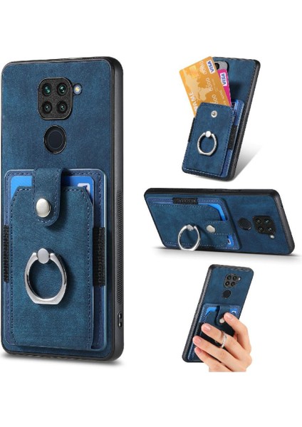 Xiaomi Redmi Not 9 4g Için Kılıf Standı Manyetik Araç Montaj Yüzük Tutucu Crad (Yurt Dışından)