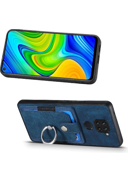 Xiaomi Redmi Not 9 4g Için Kılıf Standı Manyetik Araç Montaj Yüzük Tutucu Crad (Yurt Dışından)