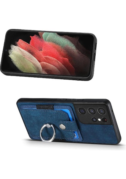 Samsung Galaxy S21 Ultra Manyetik Araç Montaj Yüzük Tutucu Standı (Yurt Dışından) modelleri