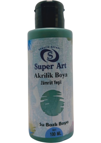 Superart Akrilik Boya Yeşil 100 ml