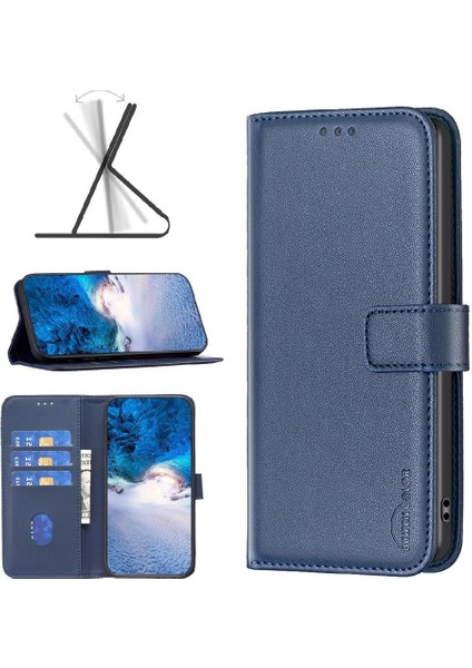 Oneplus 12 5g Için Flip Case Cüzdan Iş Çoklu Kart Yuvası Deri Kılıf (Yurt Dışından)