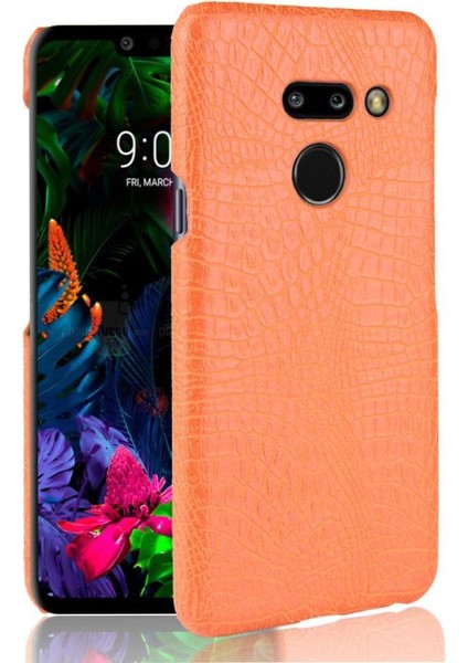 Lg G8 Thinq Klasik Timsah Moda Koruyucu Için Şık Klasik Durumda (Yurt Dışından)