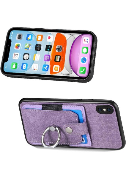 IPhone X/xs Crad Yuvası Halka Tutucu Manyetik Araç Montaj Standı (Yurt Dışından)