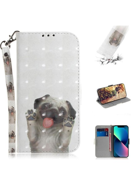 IPhone 11 Pro Max Cüzdan Kart Yuvaları Pu Için 3D Boyalı Koruyucu Kılıf (Yurt Dışından)