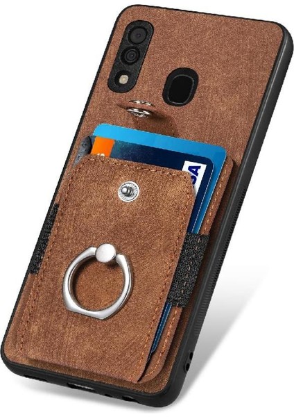 Samsung Galaxy A20/A30 Halka Tutucu Crad Yuvası Manyetik Araç Montaj (Yurt Dışından)