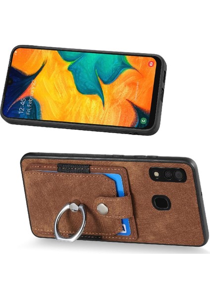 Samsung Galaxy A20/A30 Halka Tutucu Crad Yuvası Manyetik Araç Montaj (Yurt Dışından)