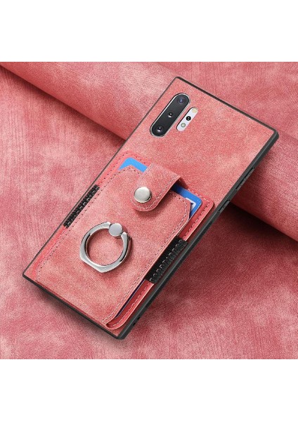 Samsung Galaxy Not 10 Için Kılıf Pro Halka Tutucu Crad Yuvası Standı Manyetik (Yurt Dışından)