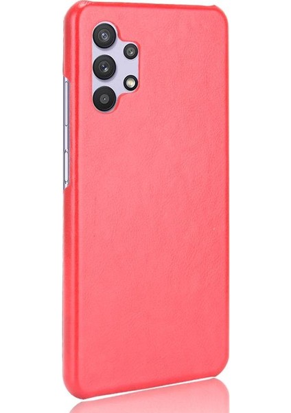 Samsung Galaxy A32 4g Lychee Desen Uyumluluk Kapak Için Retro Kılıf (Yurt Dışından) modelleri