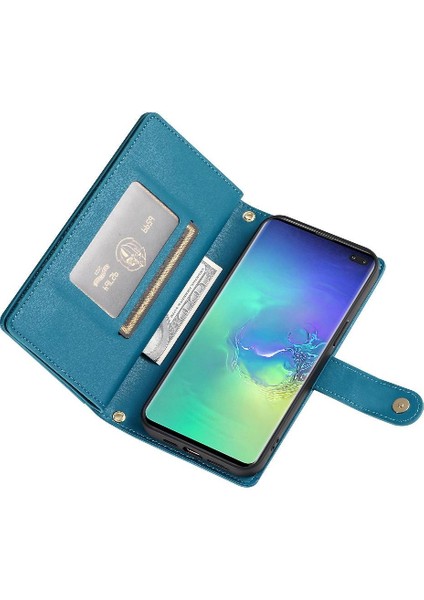 Samsung Galaxy S10 Artı Iş Cüzdan Standı Crossbody Için Flip Case (Yurt Dışından) fırsatları