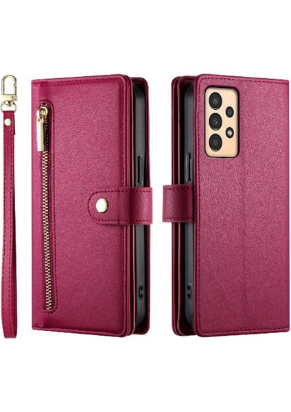 Samsung Galaxy A04S/A04 Çok Fonksiyonlu Iş Crossbody Için Flip Case (Yurt Dışından)
