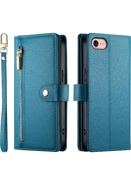 IPhone 7/8 Cüzdan Çok Fonksiyonlu Standı Iş Crossbody Için Flip Case (Yurt Dışından)
