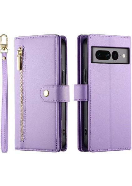 Google Piksel 7 Pro Çok Fonksiyonlu Kart Yuvaları Bilek Kayışı Için Flip Case (Yurt Dışından) fırsatları