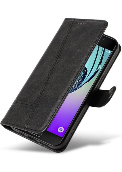 Samsung Galaxy A3 Için Filp Durumda 2016 Cüzdan Telefon Kılıfı Preslenmiş Pu Deri (Yurt Dışından)