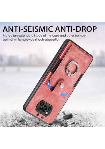 Xiaomi Poco X3 Nfc Standı Halka Tutucu Crad Yuvası Manyetik Araç Montaj (Yurt Dışından)
