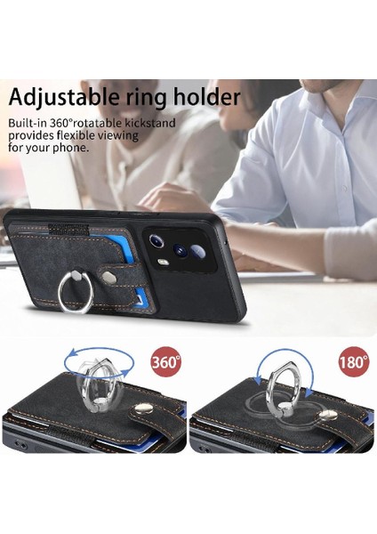 Xiaomi 13 Lite Için Kılıf Manyetik Araç Montaj Crad Yuvası Standı Halka Tutucu (Yurt Dışından) fırsatları