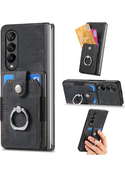 Samsung Galaxy Için Kılıf Fold 4 Manyetik Araç Montaj Yüzük Tutucu Crad Yuvası (Yurt Dışından) fiyatları