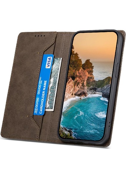 Xiaomi Redmi Not 11 Için Flip Case 4g Kickstand Kart Yuvası Tpu Iş (Yurt Dışından)