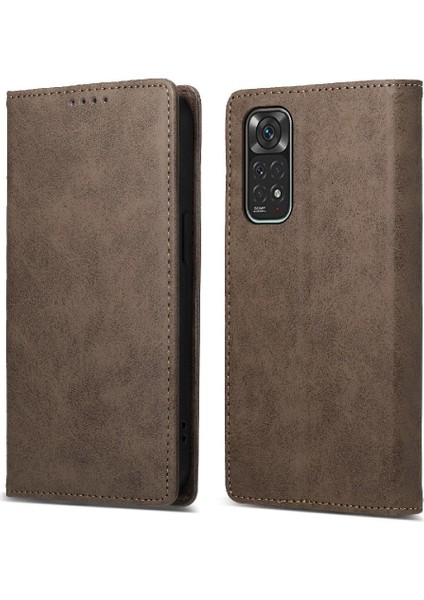 Xiaomi Redmi Not 11 Için Flip Case 4g Kickstand Kart Yuvası Tpu Iş (Yurt Dışından)
