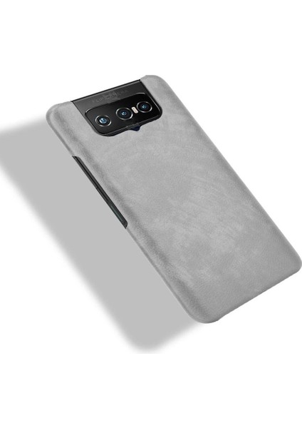 Asus Zenfone 7 Için Retro Kılıf/asus Zenfone 7 Pro Lychee Desen Retro Anti (Yurt Dışından)