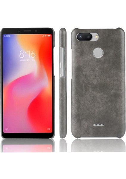 Retro Kılıf Xiaomi Redmi Için 6 Retro Lychee Desen Koruyucu Kapak Anti (Yurt Dışından)
