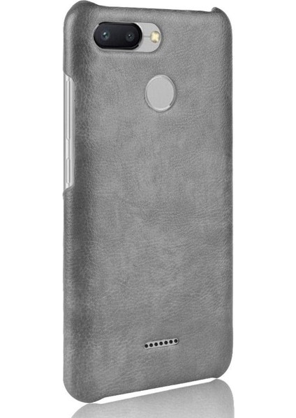 Retro Kılıf Xiaomi Redmi Için 6 Retro Lychee Desen Koruyucu Kapak Anti (Yurt Dışından)