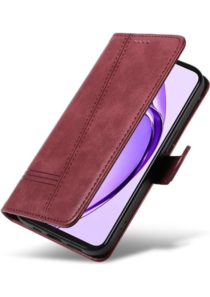 Kredi Kartı Yuvası ile Oppo A3 Pro 5g Için Filp Durumda Ayrılabilir Siyah Cüzdan (Yurt Dışından)