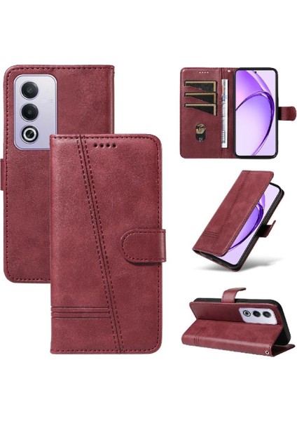Kredi Kartı Yuvası ile Oppo A3 Pro 5g Için Filp Durumda Ayrılabilir Siyah Cüzdan (Yurt Dışından)