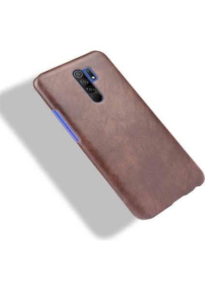 Xiaomi Redmi 9 Retro Lychee Desen Uyumluluk Için Retro Kılıf Kapak (Yurt Dışından)