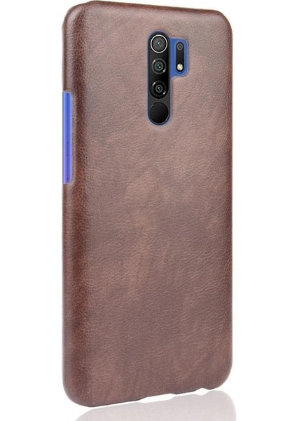 Xiaomi Redmi 9 Retro Lychee Desen Uyumluluk Için Retro Kılıf Kapak (Yurt Dışından)