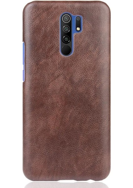 Xiaomi Redmi 9 Retro Lychee Desen Uyumluluk Için Retro Kılıf Kapak (Yurt Dışından)