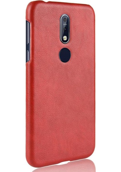 Nokia 7.1 Için Retro Kılıf Koruyucu Kapak Retro Lychee Desen Anti (Yurt Dışından) fiyatları