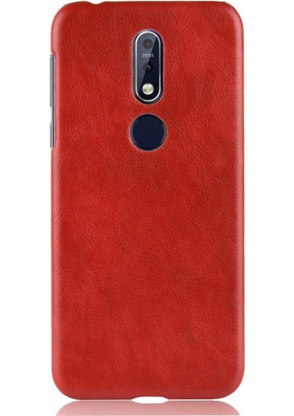 Nokia 7.1 Için Retro Kılıf Koruyucu Kapak Retro Lychee Desen Anti (Yurt Dışından) fırsatları