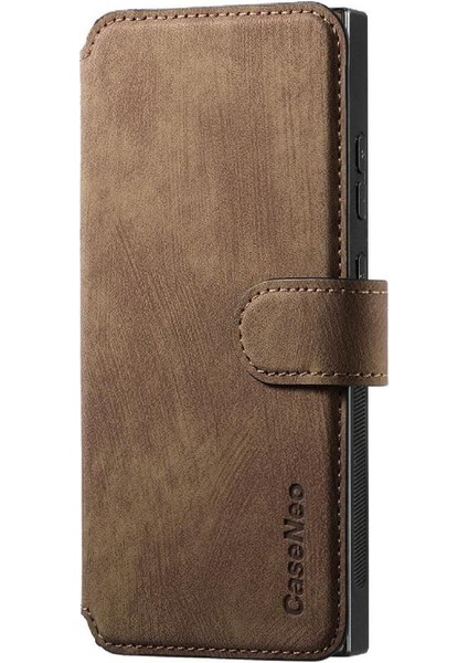 Samsung Galaxy Not 10 Için Flip Case Retro Mıknatıs Koruyucu Malzeme Kartı (Yurt Dışından)