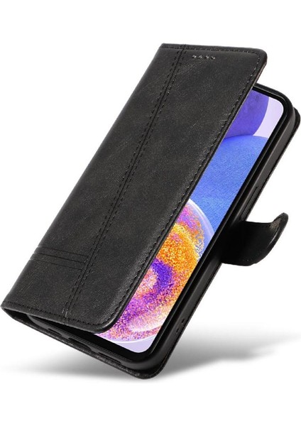 Samsung Galaxy M23 5g Için Filp Durumda Ayrılabilir Siyah Bilezik Cüzdan Telefon Kılıfı (Yurt Dışından) modelleri