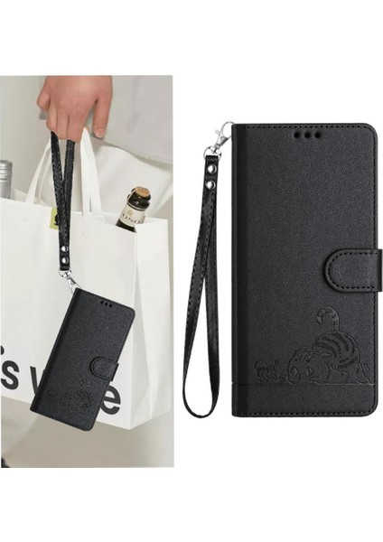 Huawei P Akıllı 2019 Kart Yuvası Tutucu Için Kickstand Cüzdan Kapak Çevirin (Yurt Dışından)