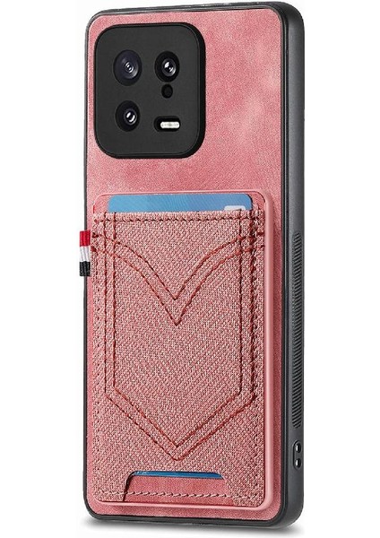 Xiaomi 13 Için Crad Yuvası Kot Cep Tasarım Manyetik Araç Montaj (Yurt Dışından) fırsatları